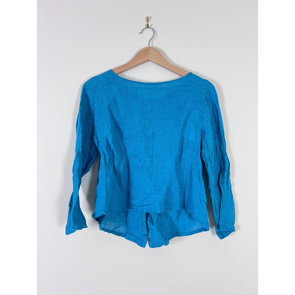 New NWT La Bottega Di Brunella Top Linen Camicia Pasta